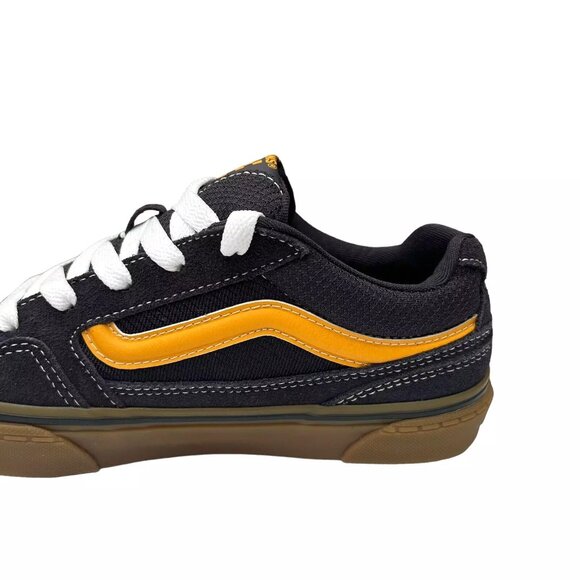 Vans Caldrone Youth Boy's Suede Sneakers Size 3 Navy Blue Classic Stylish Shoes - Picture 15 of 16